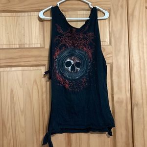 🤘🏼 CATTLE DECAPITATION Side Tie Sleeveless Tee 🤘🏼